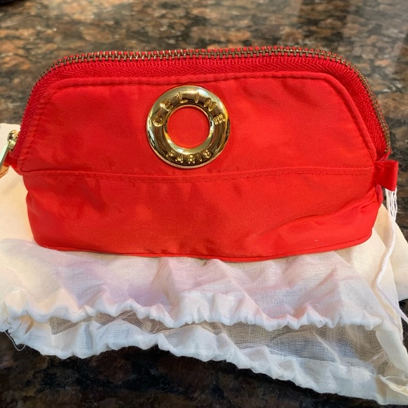 Vintage Celine Paris Coin Purse / Cosmetics Bag‎ Red - Picture 1 of 3